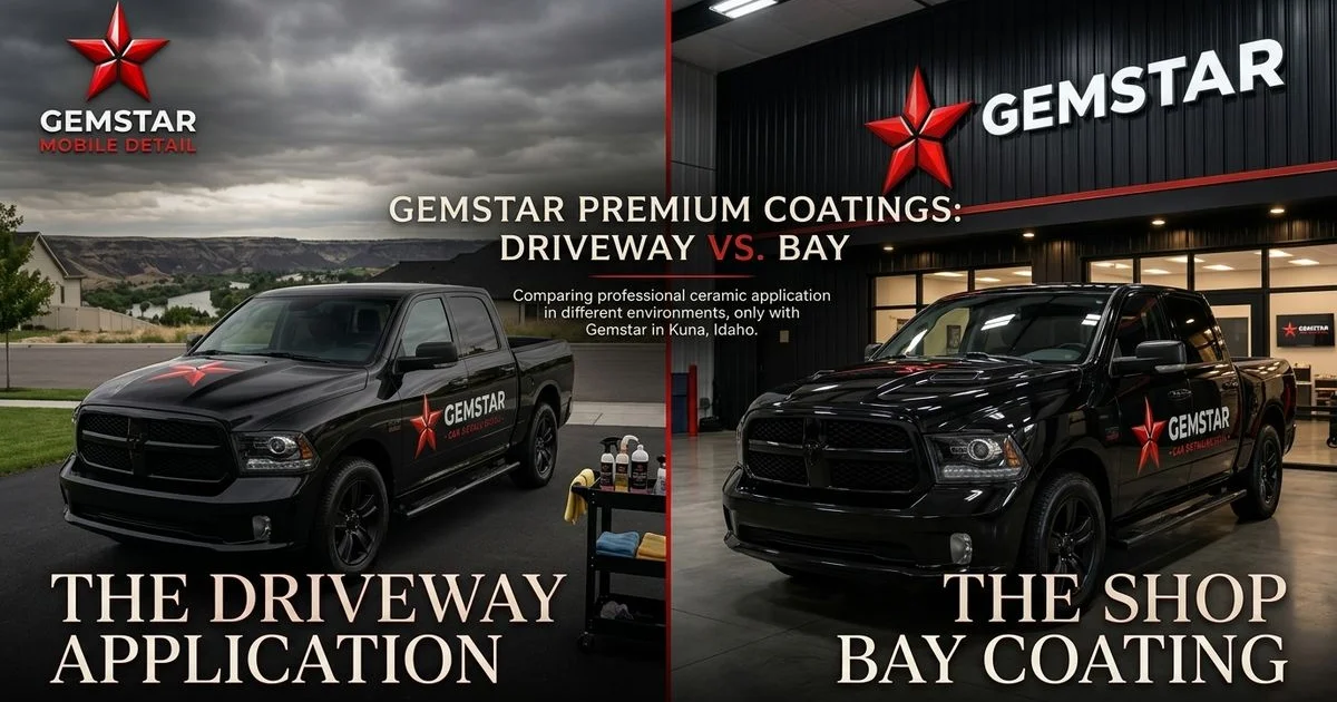 Mobile Ceramic Coating vs Shop Application hero image